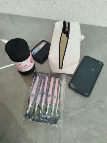 Hobi Makyaj Çantası 17x10x8cm Taba