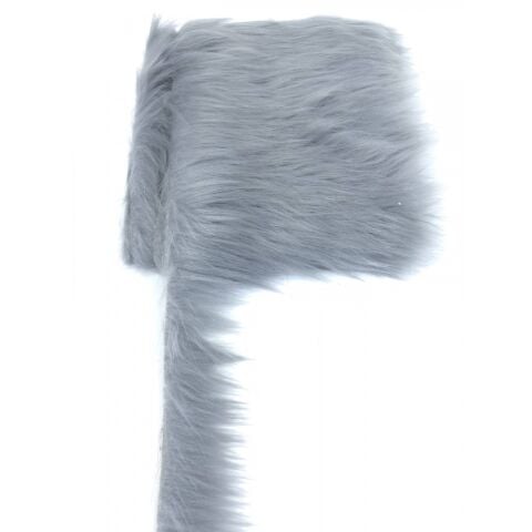 Tavşan Tüyü Kürk Metrelik 1,2cm 1mt Gri