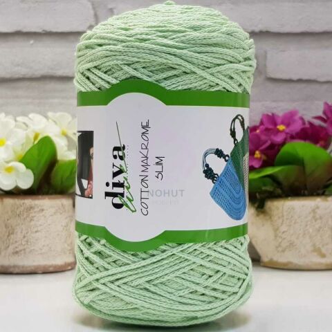 Diva Cotton Makrome İnce 487 Su Yeşili