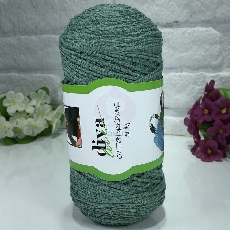 Diva Cotton Makrome İnce 2001 Mentol Yeşili