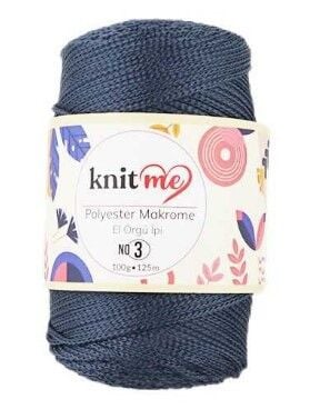 Knit Me Polyester Makrome No: 3mm 100gr 7480