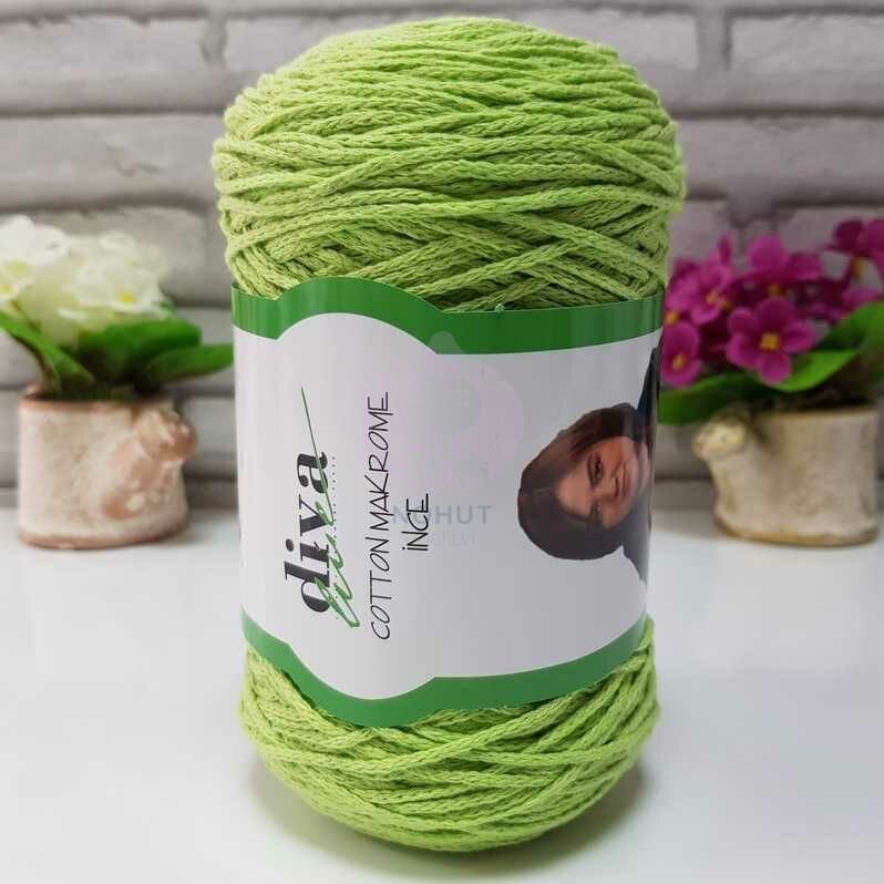 Diva Cotton Makrome İnce 2120 Fıstık Yeşili