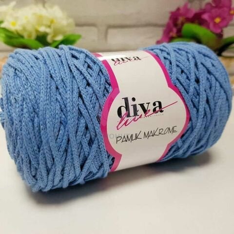 Diva Pamuk Makrome 1256 Mavi