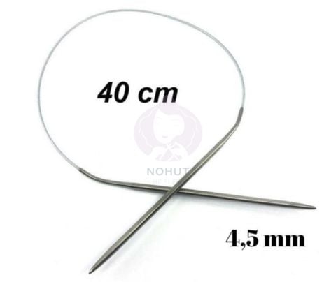 Misinalı Metal Şiş 40cm 4,5mm