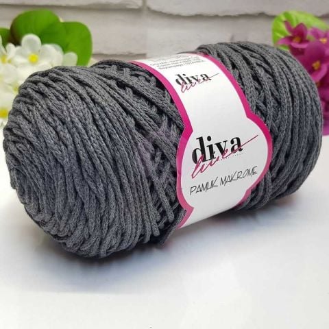 Diva Pamuk Makrome 2108 Antrasit