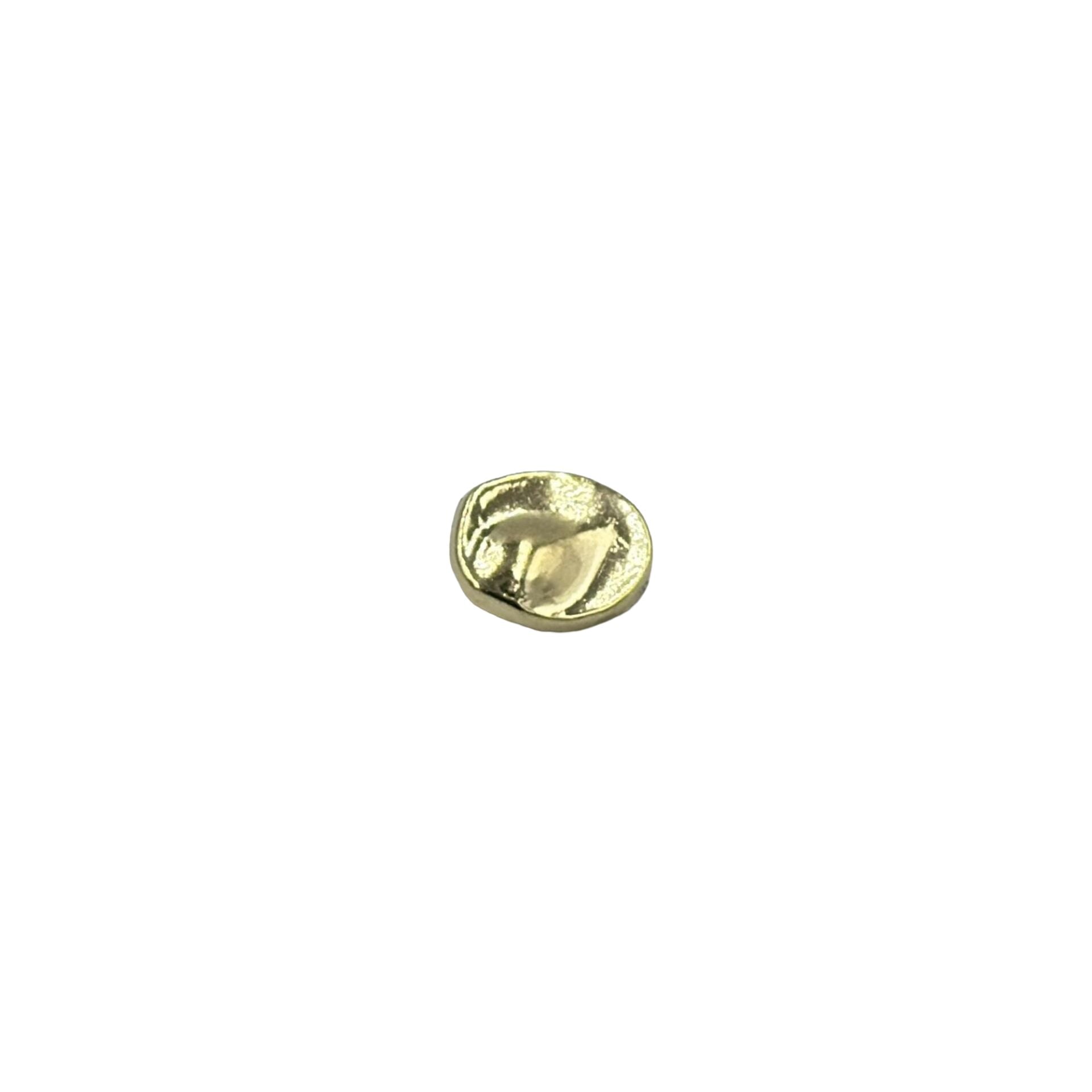 Metalize Şekilli Düğme 40'' 2,5cm Gold 10