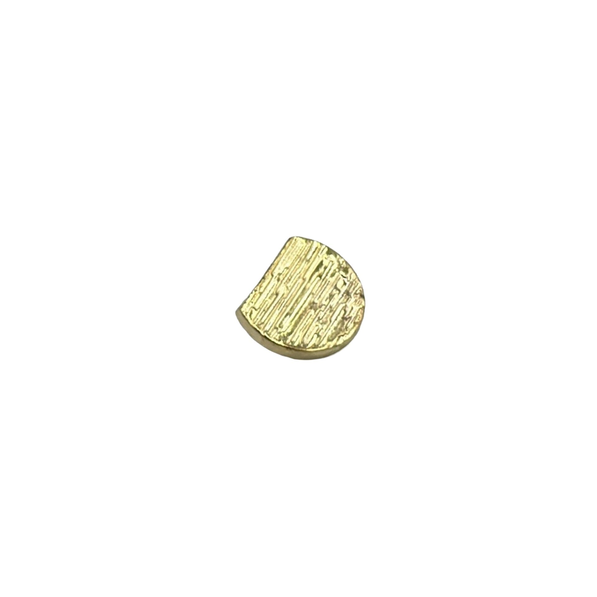 Metalize Şekilli Düğme 40'' 2,5cm Gold 9