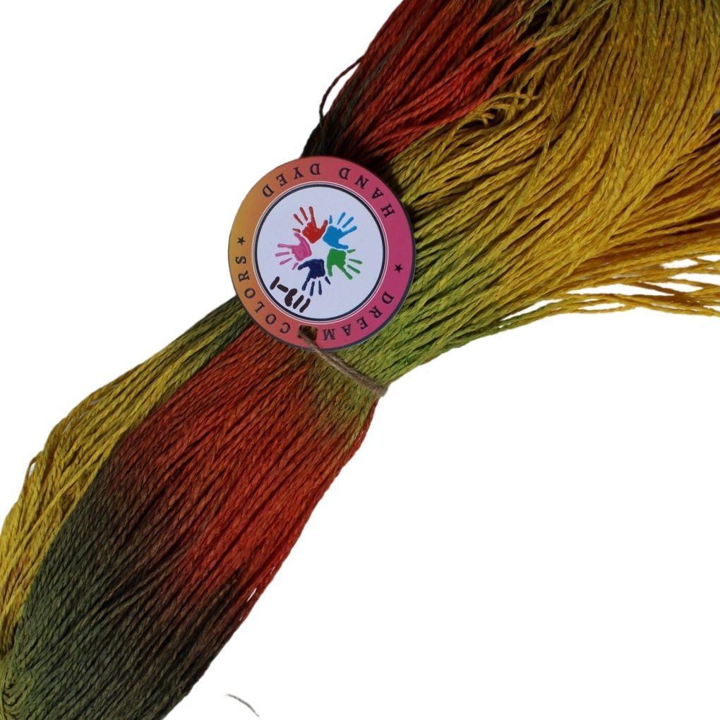 Dream Color Batik Kağıt İp Çile 118-02 316gr Sarı-Nefti-Kiremit