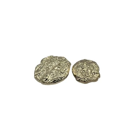 Metalize 54'' 3,5cm Rokoko Düğme Gold