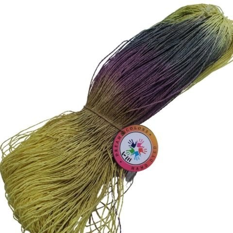 Dream Color Batik Kağıt İp Çile 111-04 240gr Neon Sarı-Lila-Lavanta