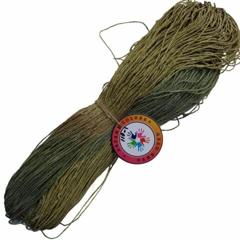 Dream Color Batik Kağıt İp Çile 110-05 234gr KüfYeşili-Nefti-Vizon