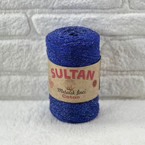 Sultan Metalik İnci Cotton 3mm 200gr 230mt Saks Mavi
