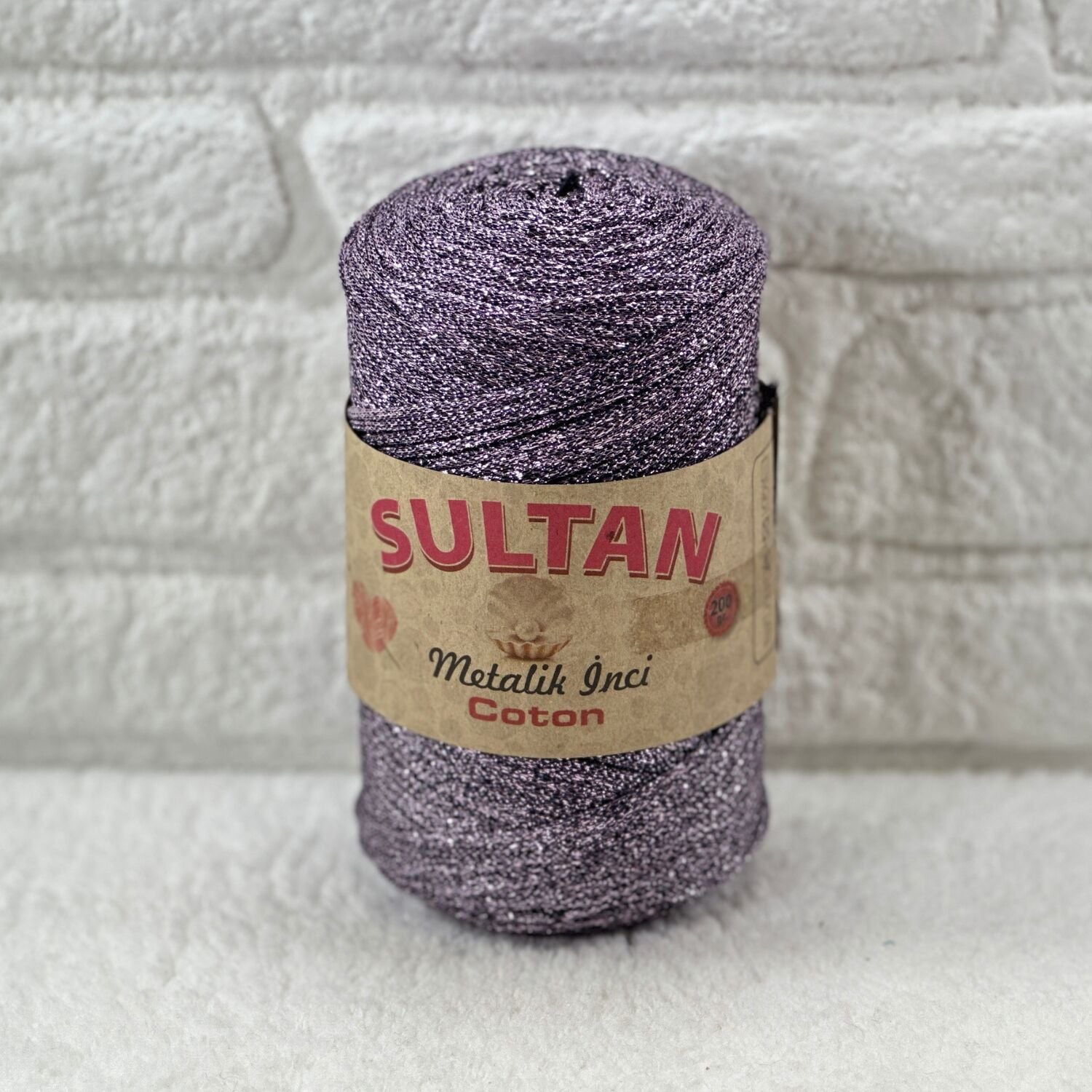 Sultan Metalik İnci Cotton 3mm 200gr 230mt Lila 108