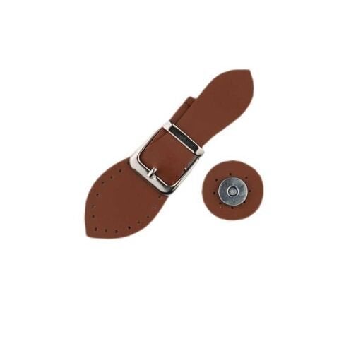 Suni Derili Tokalı Mıknatıs Kapama Taba