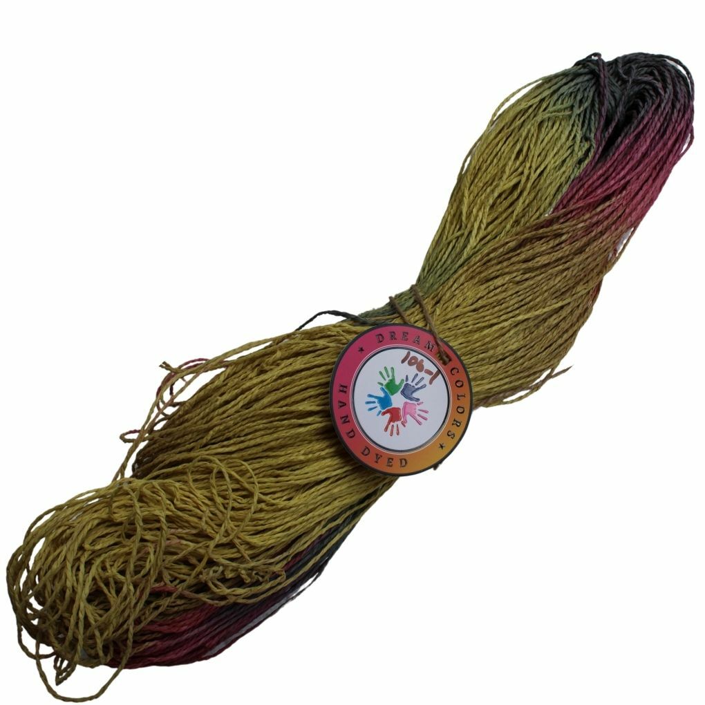 Dream Color Batik Kağıt İp Çile 106-04 304gr Somon-Gri-Lila-Fuşya