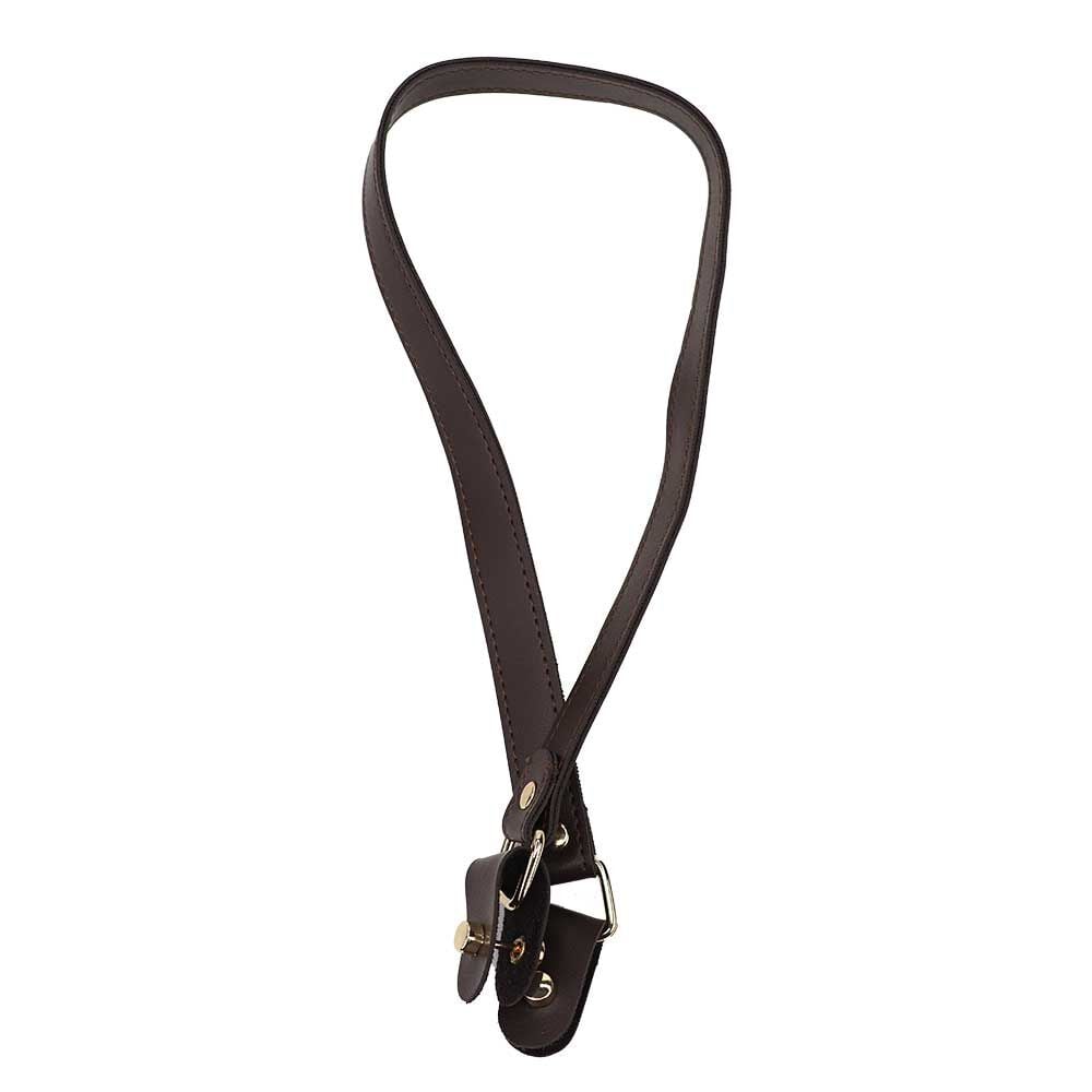 Halterli Çift Kat Çanta Askısı Kahve