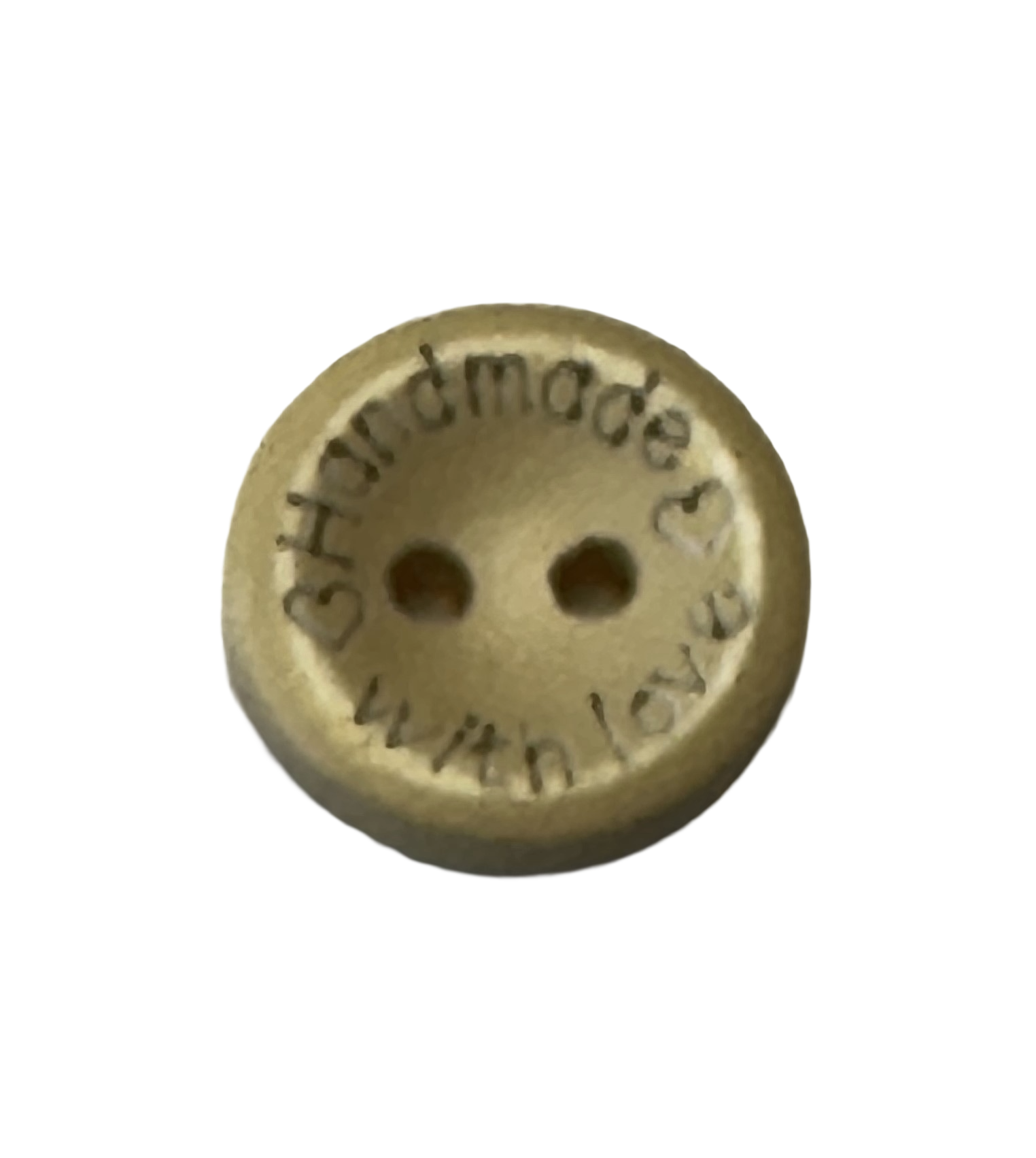 Ahşap Düğme Renkli HandMade 24'' Ham