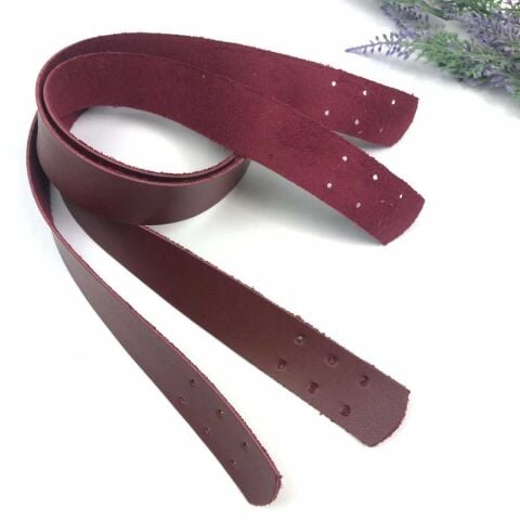 Suni Deri Spor Askı 100cm Bordo