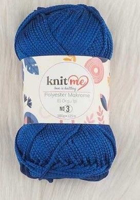 Knit Me Polyester Makrome No: 3mm 100gr 829