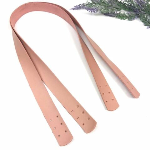 Suni Deri Spor Askı 70cm Pudra