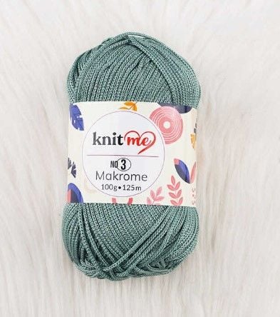 Knit Me Polyester Makrome No: 3mm 100gr 871