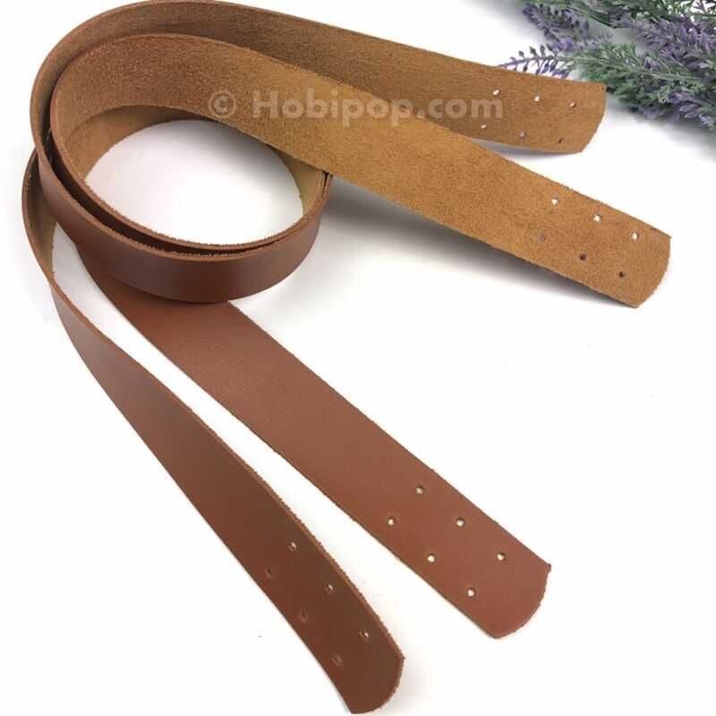 Suni Deri Spor Askı 70cm Taba