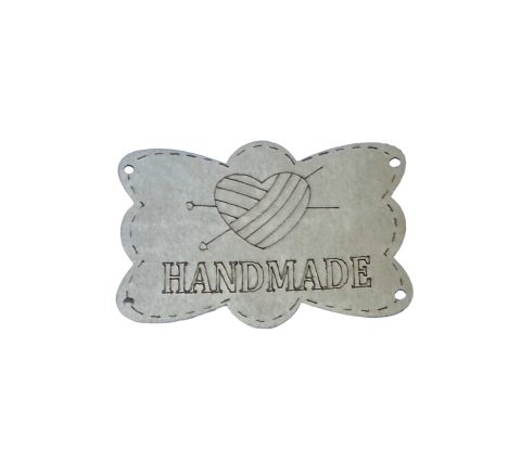 S.Deri Handmade 4,5x3,5cm Bej