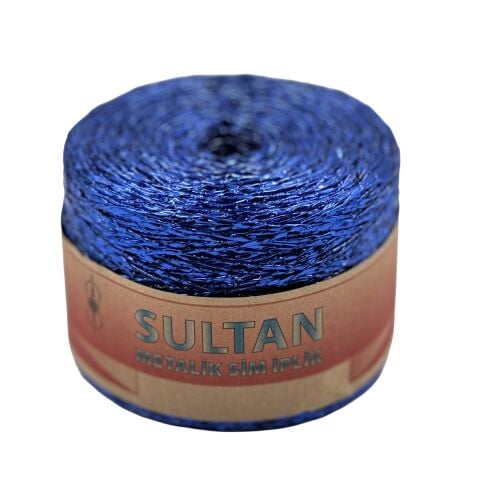 Sultan Metalik Sim İp 250gr Saks Mavi 527