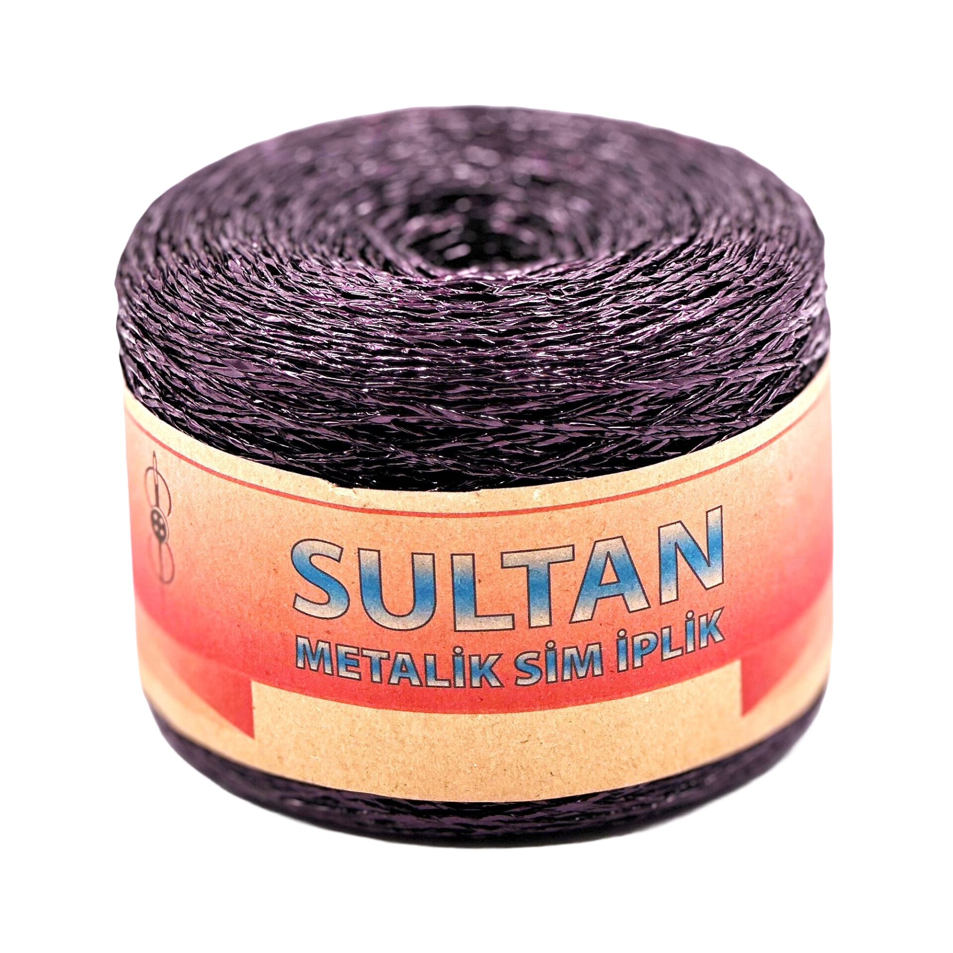 Sultan Metalik Sim İp 250gr Patlıcan Moru 525