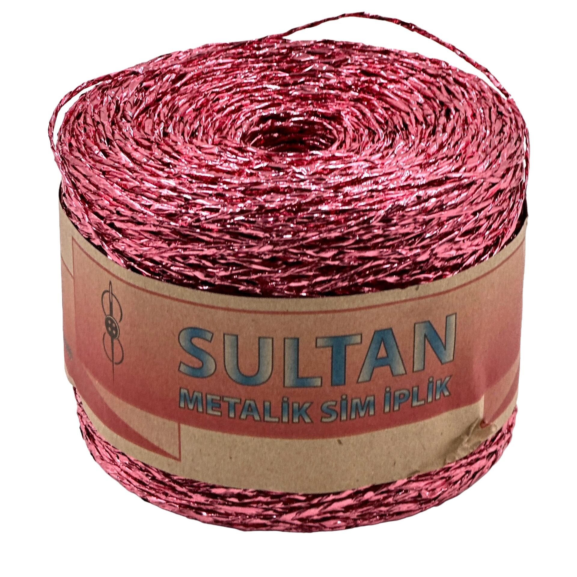 Sultan Metalik Sim İp 250gr Gül 520