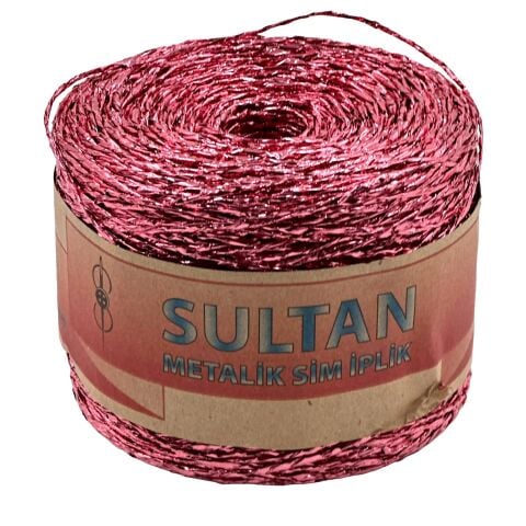 Sultan Metalik Sim İp 250gr Gül 520