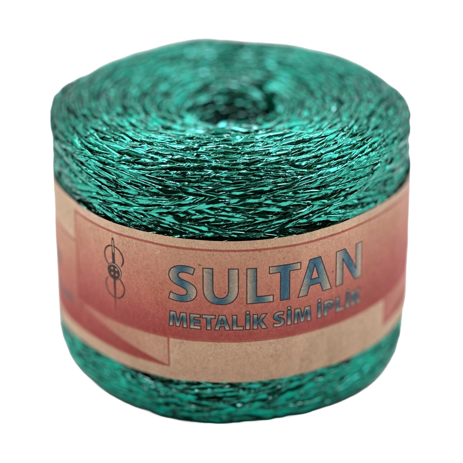 Sultan Metalik Sim İp 250gr Zümrüt 519