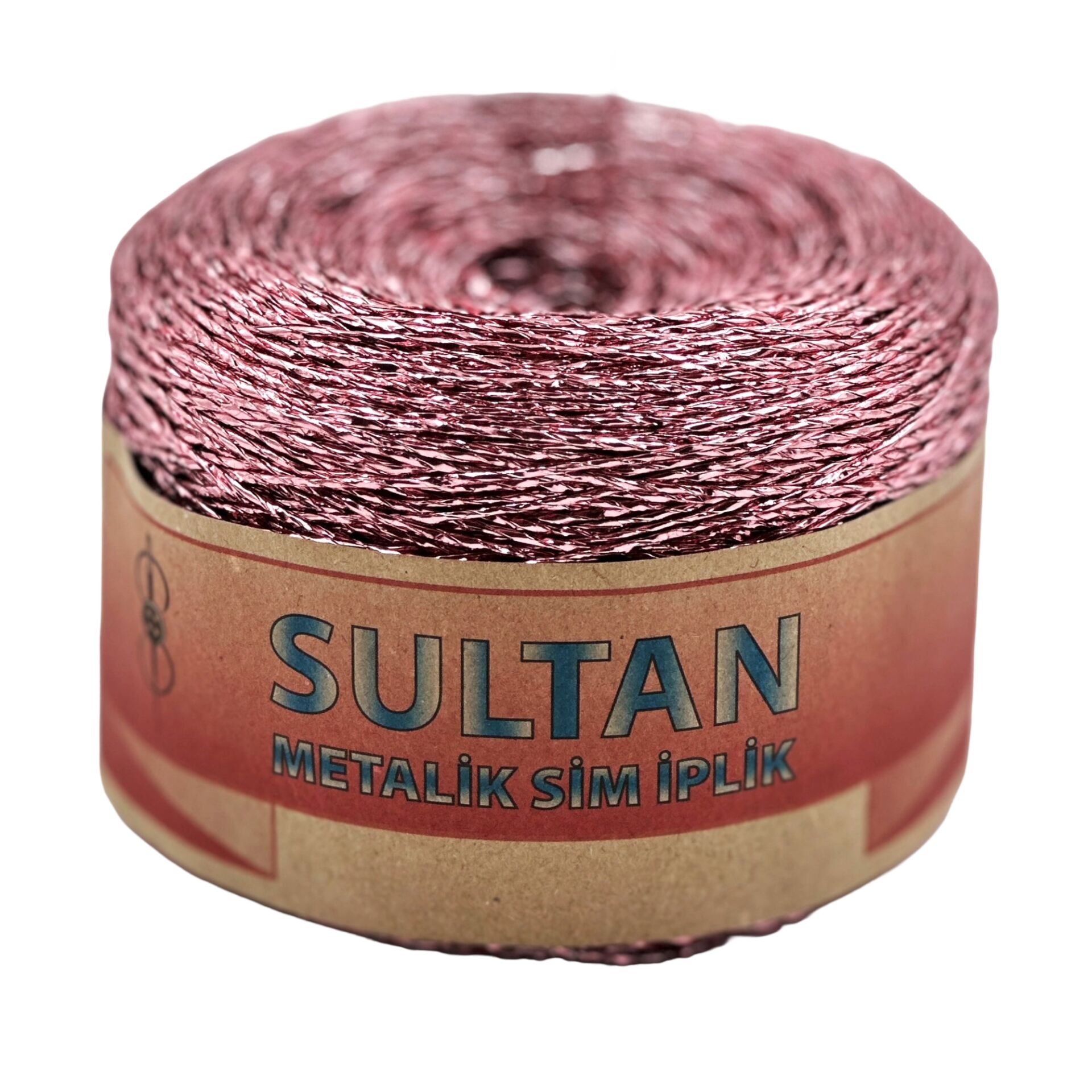 Sultan Metalik Sim İp 250gr Gül Kurusu 518
