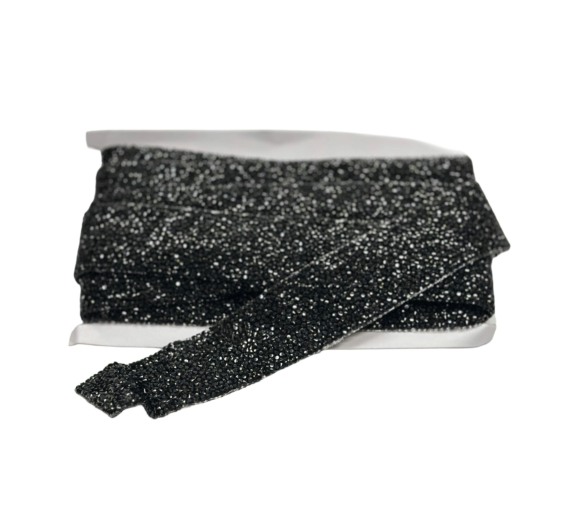 Taşlı Yapışkan Şerit 4cm 1mt Siyah