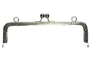 Dikdörtgen Çanta Ağzı Klipsli Delikli 13cm Nikel