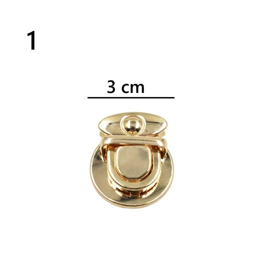 Çanta Kilidi Kurbağa Küçük Gold