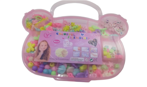 Boncuk Seti Pembe Ayıcık Kutulu Boncuklar No:13