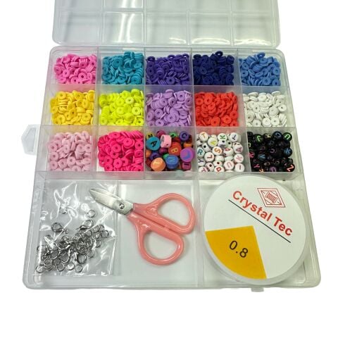 Boncuk Seti Fimo-Harf Kanca No:3