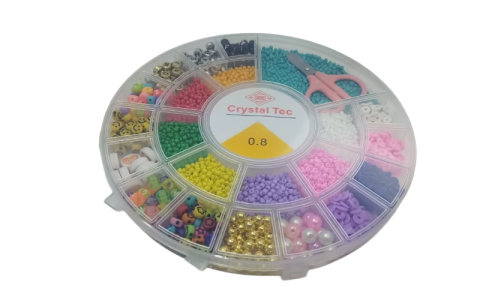 Boncuk Seti Yuvarlak Harf İnci Cam Boncuk No:5