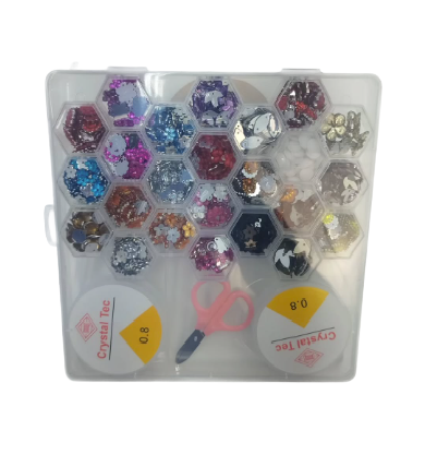 Boncuk Seti Taş Pullu No:14