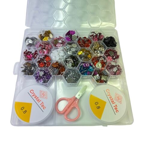 Boncuk Seti Taş Pullu No:14