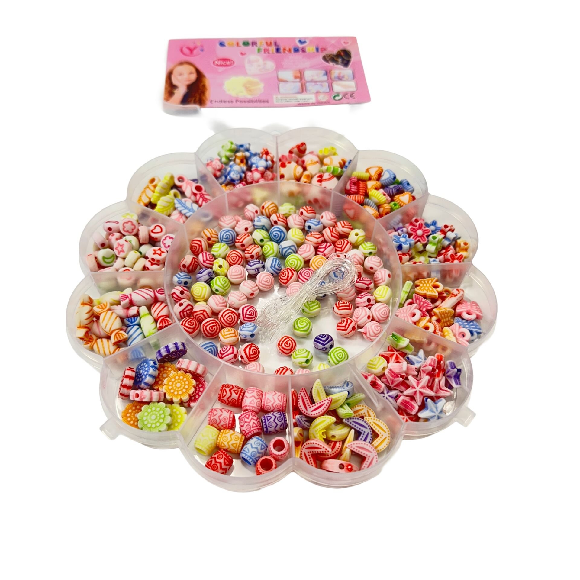 Boncuk Seti Çiçek Kutulu No:7