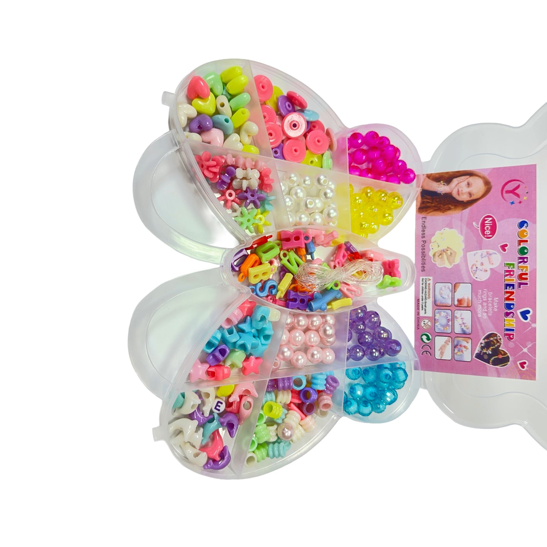 Boncuk Seti  Kelebek Kutulu No:8