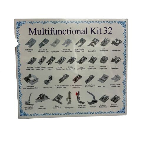 Dikiş Makinası Ayak Seti 32 Parça