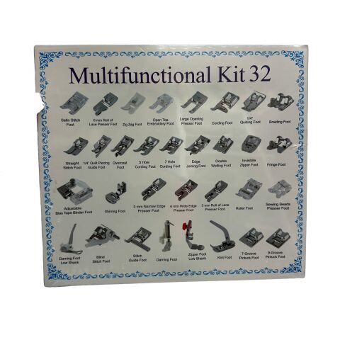 Dikiş Makinası Ayak Seti 32 Parça