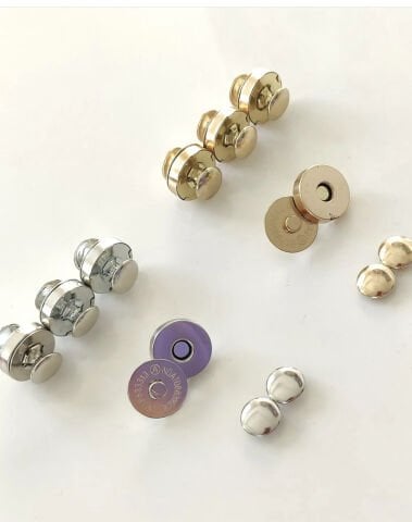 Rivetli Mıknatıslı ÇıtÇıt 14mm Gold