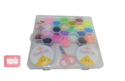 Boncuk Seti Petek Boncuk Bölmeli Kutu No:10