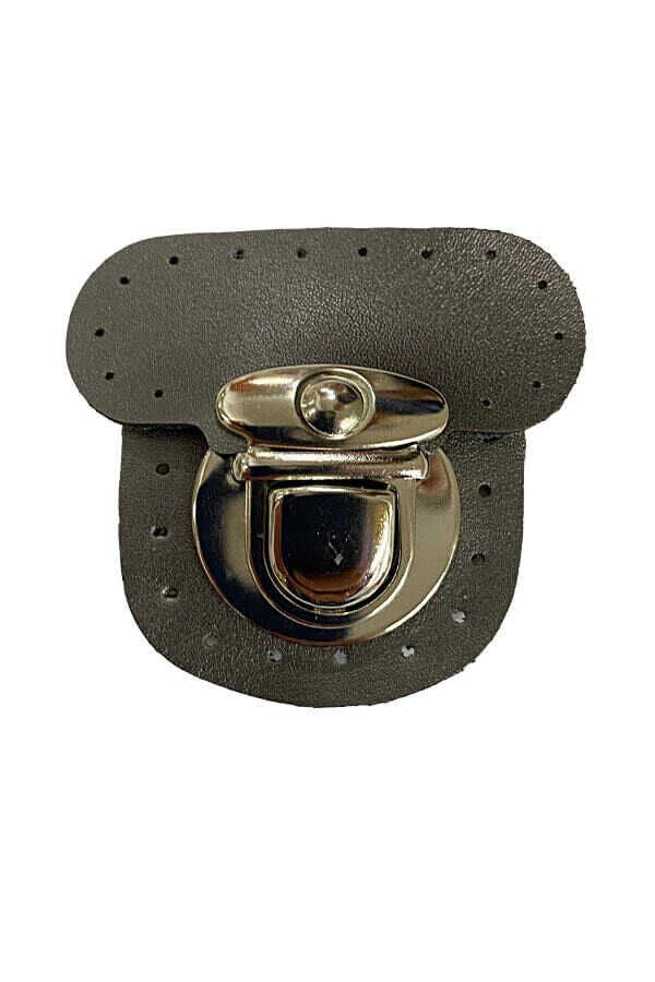 Suni Derili Kurbağa Kilit Antrasit