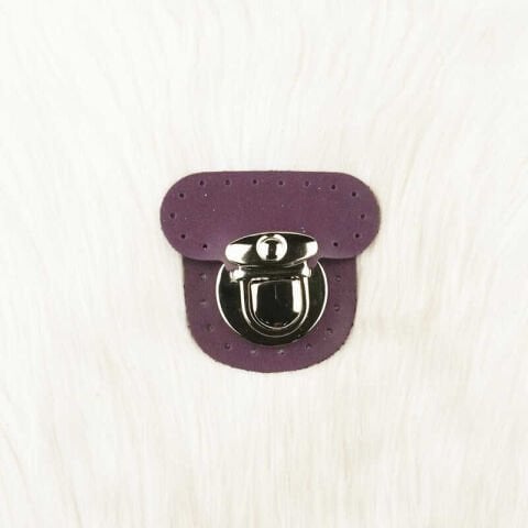 Suni Derili Kurbağa Kilit Mürdüm