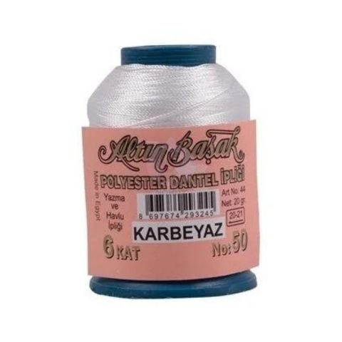Altınbaşak 20gr Dantel İpliği KarBeyaz